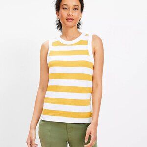 Petite Striped Harbor Tank Top XS